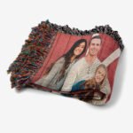 Woven photo blanket