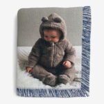 Woven photo blanket