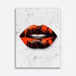 Bloody Lips Wall Art