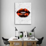 Bloody Lips Wall Art