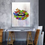 Butterfly Lips Wall Art